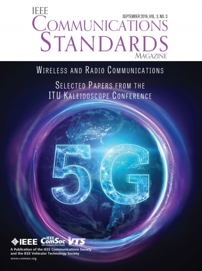 IEEE Communications Standards Magazine September 2019 Cover