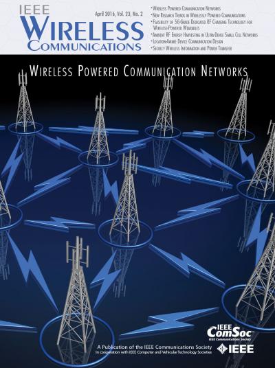 IEEE Wireless Communications April 2016 Cover	