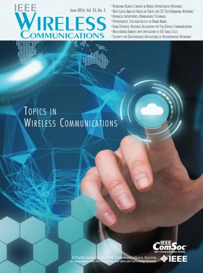IEEE Wireless Communications June 2016 Cover	