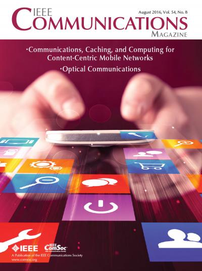 IEEE Communications Magazine August 2016 Cover