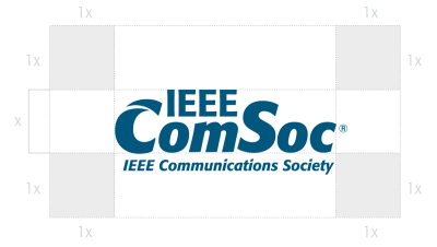 IEEE Communications Society logo positioning graphic