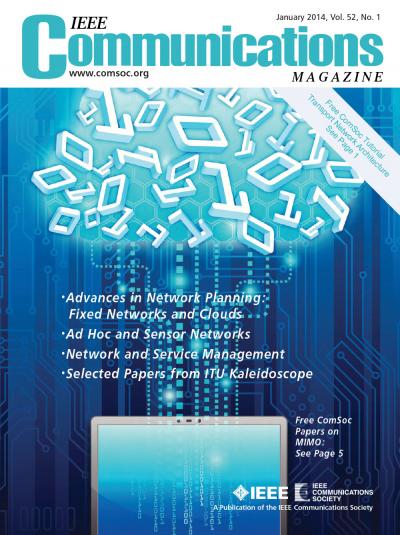 IEEE Communications Magazine January 2014 Cover