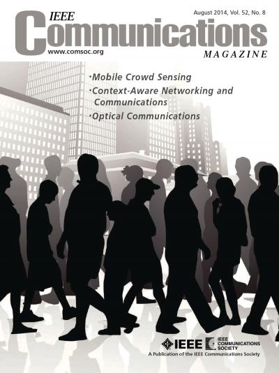 IEEE Communications Magazine August 2014 Cover