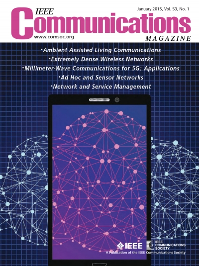 IEEE Communications Magazine January 2015 Cover