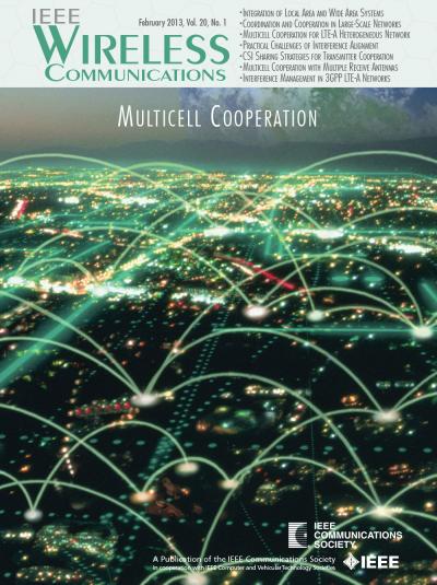 IEEE Wireless Communications February 2013 Cover
