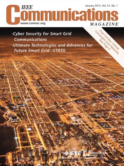 IEEE Communications Magazine January 2013 Cover