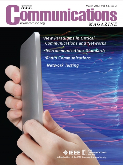 IEEE Communications Magazine March 2013 Cover