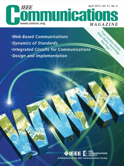 IEEE Communications Magazine April 2013 Cover