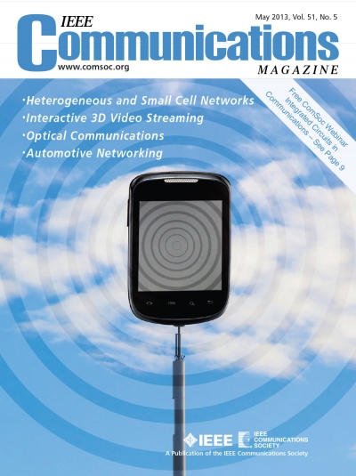 IEEE Communications Magazine May 2013 Cover