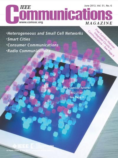 IEEE Communications Magazine June 2013 Cover