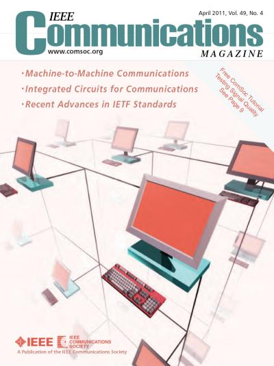 IEEE Communications Magazine April 2011 Cover