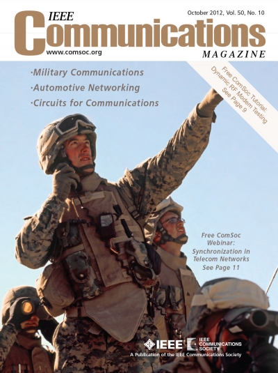 IEEE Communications Magazine October 2012 Cover