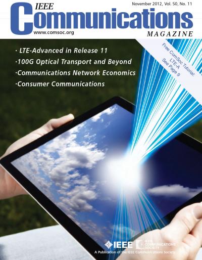 IEEE Communications Magazine November 2012 Cover