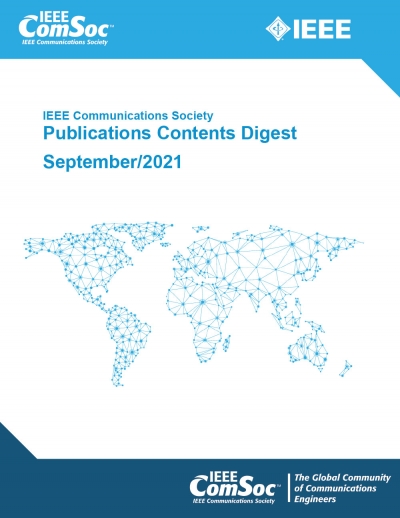 Publications Contents Digest September 2021 Cover