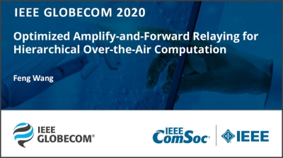 Optimized Amplify-and-Forward Relaying for Hierarchical Over-the-Air Computation