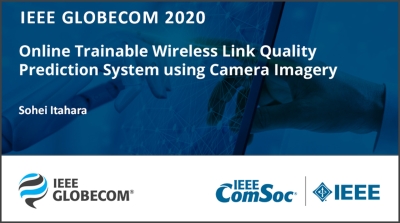 Online Trainable Wireless Link Quality Prediction System using Camera Imagery