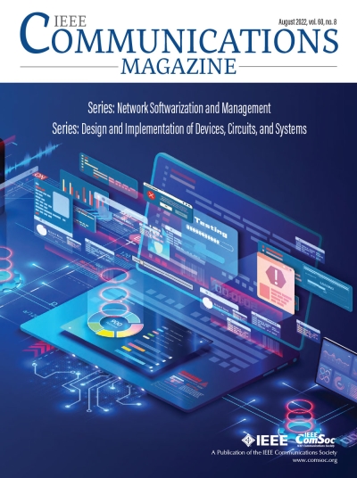 IEEE Communications Magazine August 2022 Cover