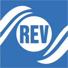The Radio and Electronics Association of Vietnam (REV) logo