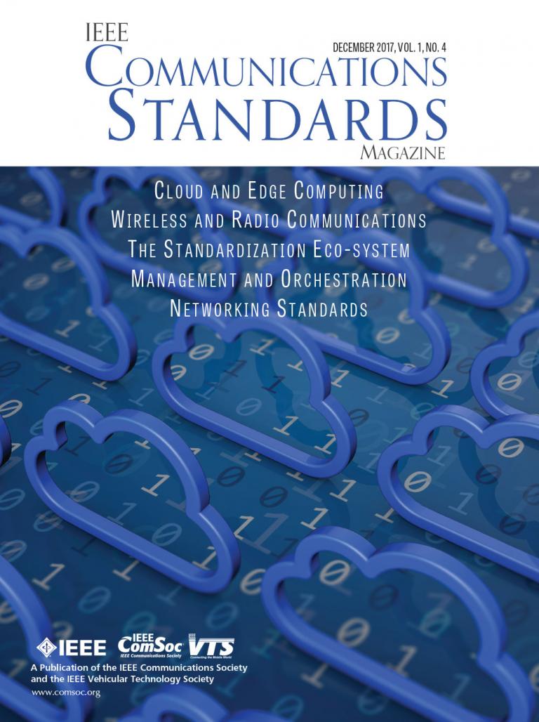 IEEE Communications Standards Magazine December 2017 Cover	