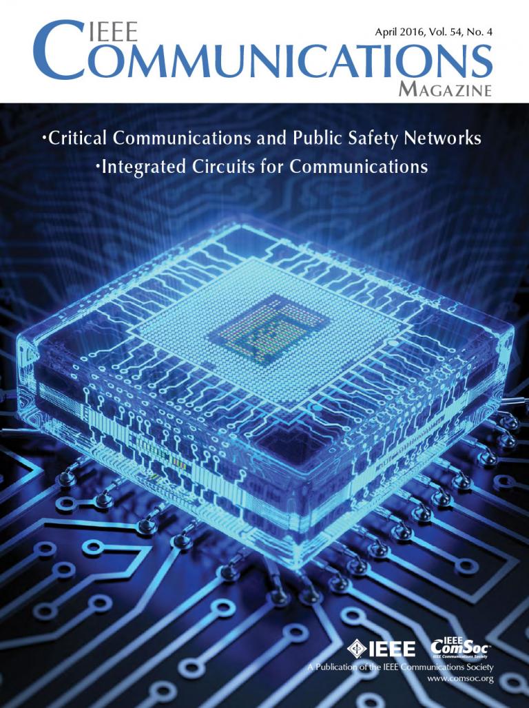 IEEE Communications Magazine April 2016 Cover