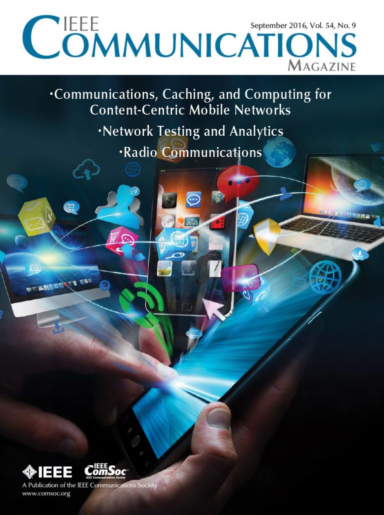 IEEE Communications Magazine September 2016 Cover