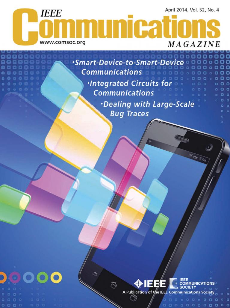 IEEE Communications Magazine April 2014 Cover