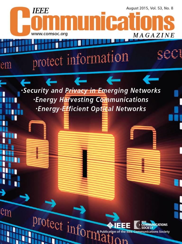 IEEE Communications Magazine August 2015 Cover