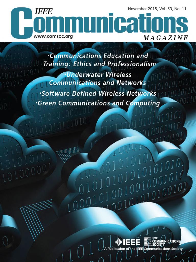 IEEE Communications Magazine November 2015 Cover