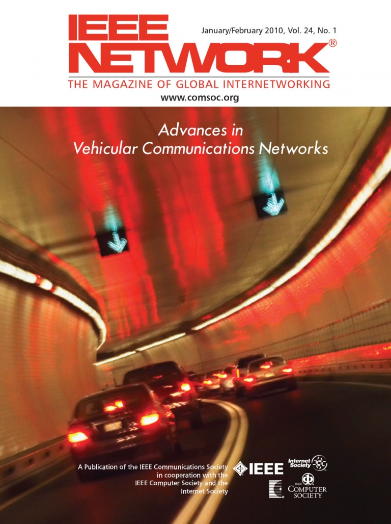 IEEE Network January 2010 Cover