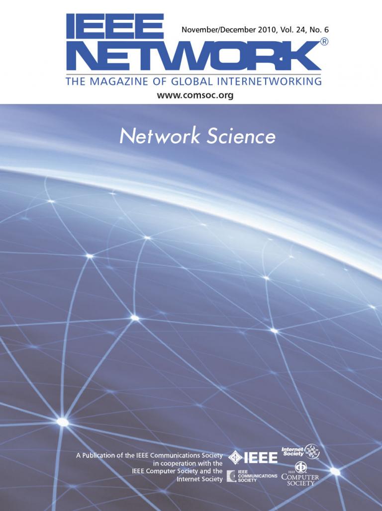 IEEE Network November 2010 Cover