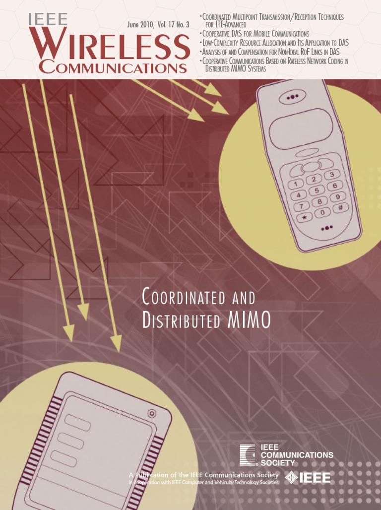 IEEE Wireless Communications June 2010 Cover