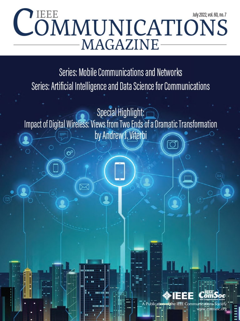 IEEE Communications Magazine July 2022 Cover